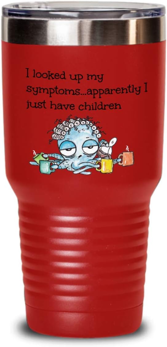 Northern Sparkle I Looked up my Symptoms Octopus Tumbler 1