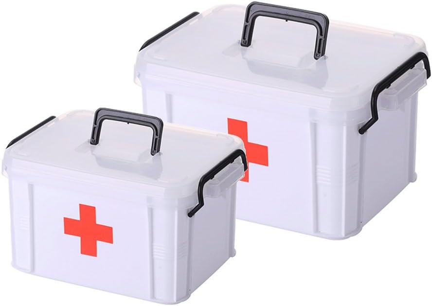 BEESS First Aid Kit Medicine Cabinet for Home Use
