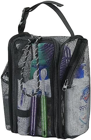 Cosmos Mesh Shower Caddy Portable Toiletry Bag