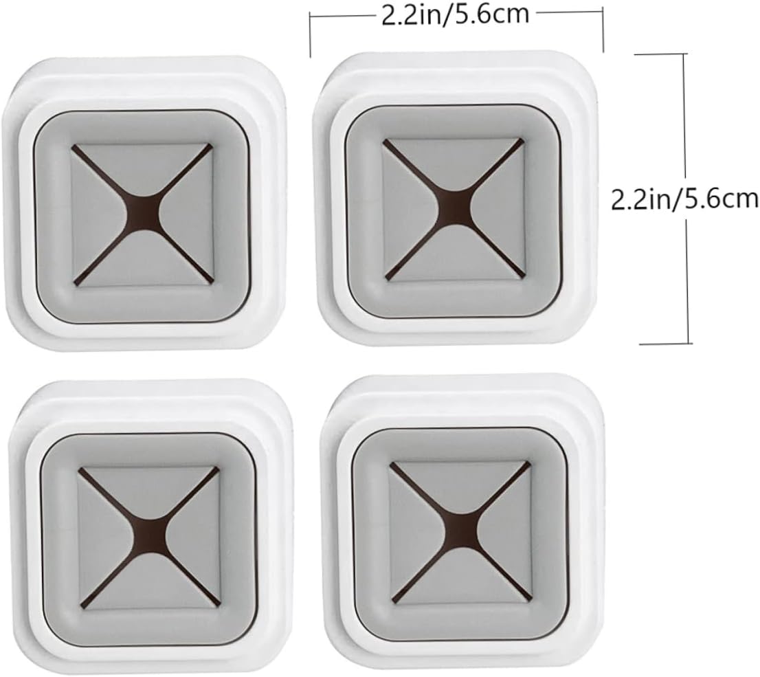 GLEAVI 4Pcs Wall Mounted Towel Racks No Drill Design