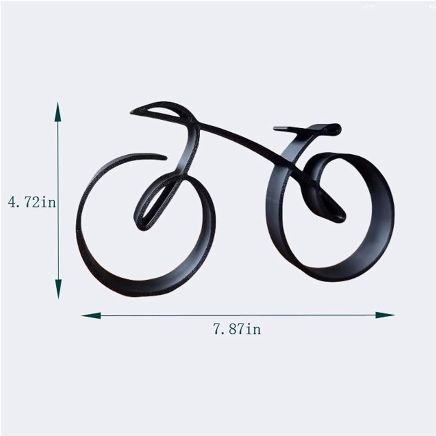 Minimalistic Bicycle Wire Sculpture Wall Art