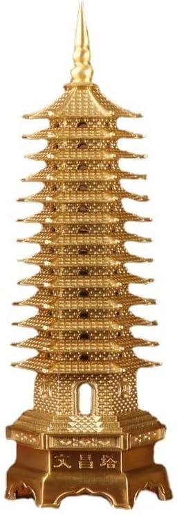 Usoway 9 Layer Thermoformed Bronze Cultural Tower Ornament