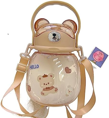 MBETA Bear Water Cup for Girls Summer Portable