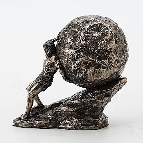 Veronese Design 4 38 Inch Sisyphus Rolling Boulder Figurine