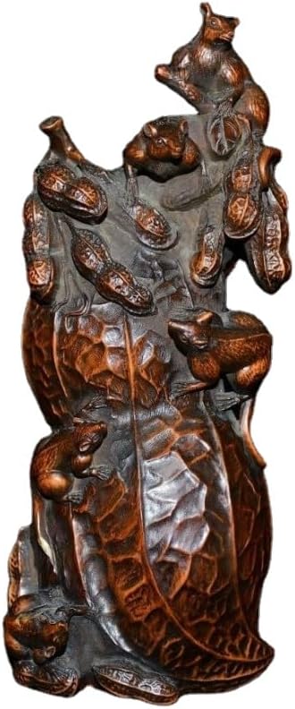 LimpaC Mini Boxwood Animal Wealth Statues