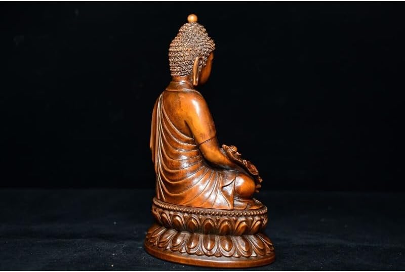 Handcrafted Boxwood Medicine Buddha Statue