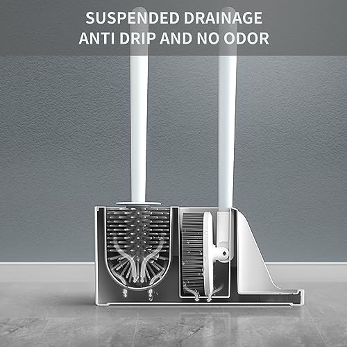 JIEKEDANLIN Toilet Brush Set with Holder