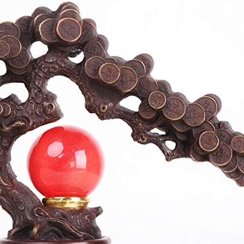 Usoway Copper Wealth Tree Decor Sculpture