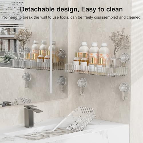 Ankoox Removable Suction Cup Shower Caddy