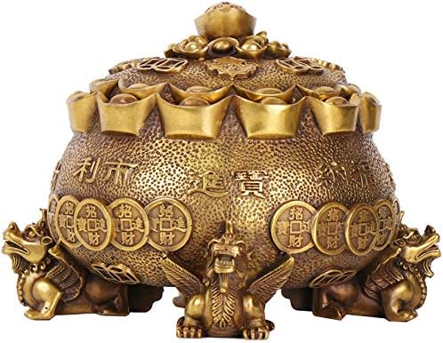 Usoway Large Copper Polybowl Figurine Gold