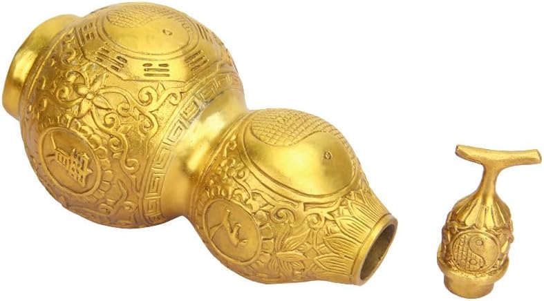 Usoway Gold Feng Shui Bagua Gourd Decor Ornament