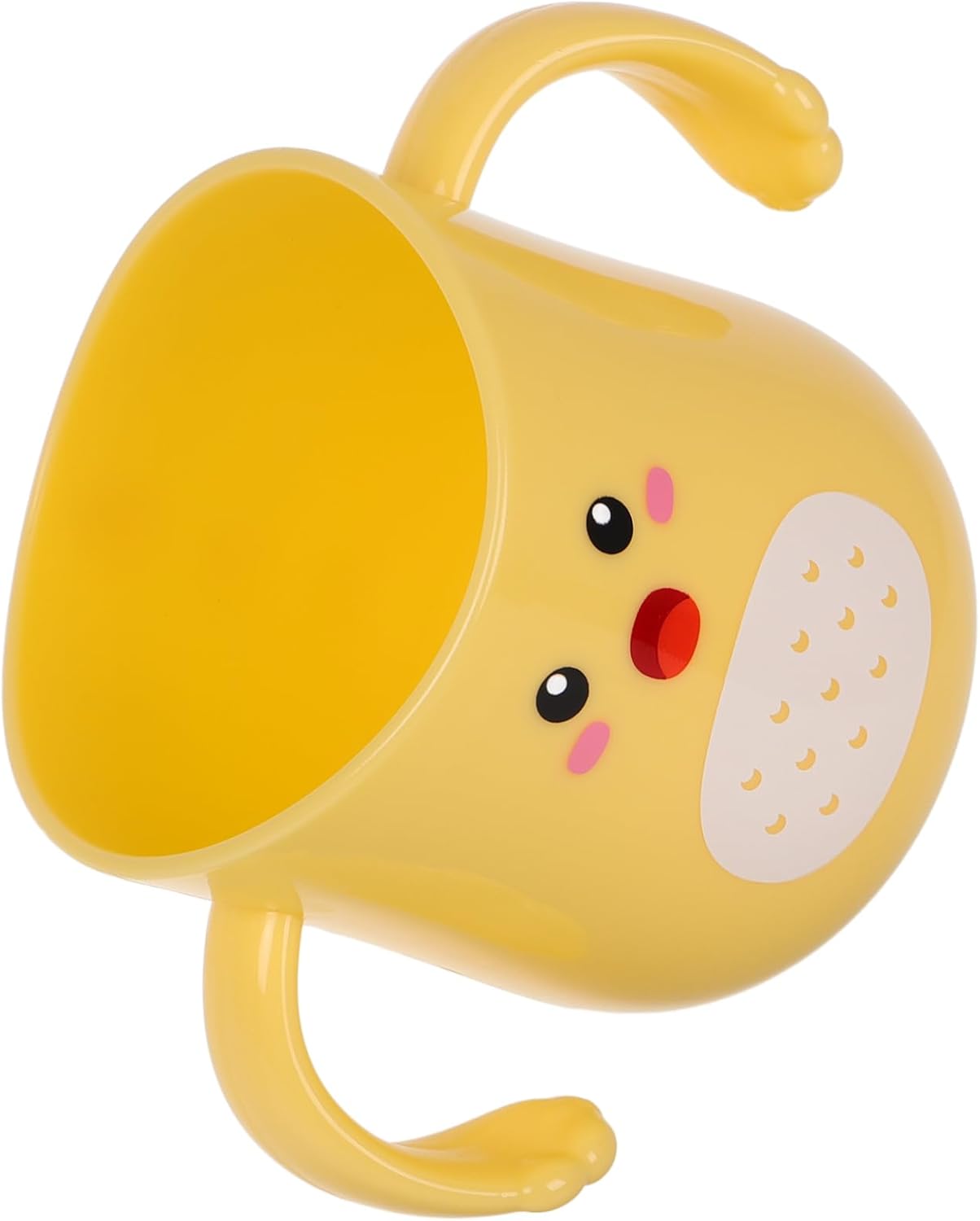 Impact Resistant Toothbrush Mug with Double Handles Cartoon Design