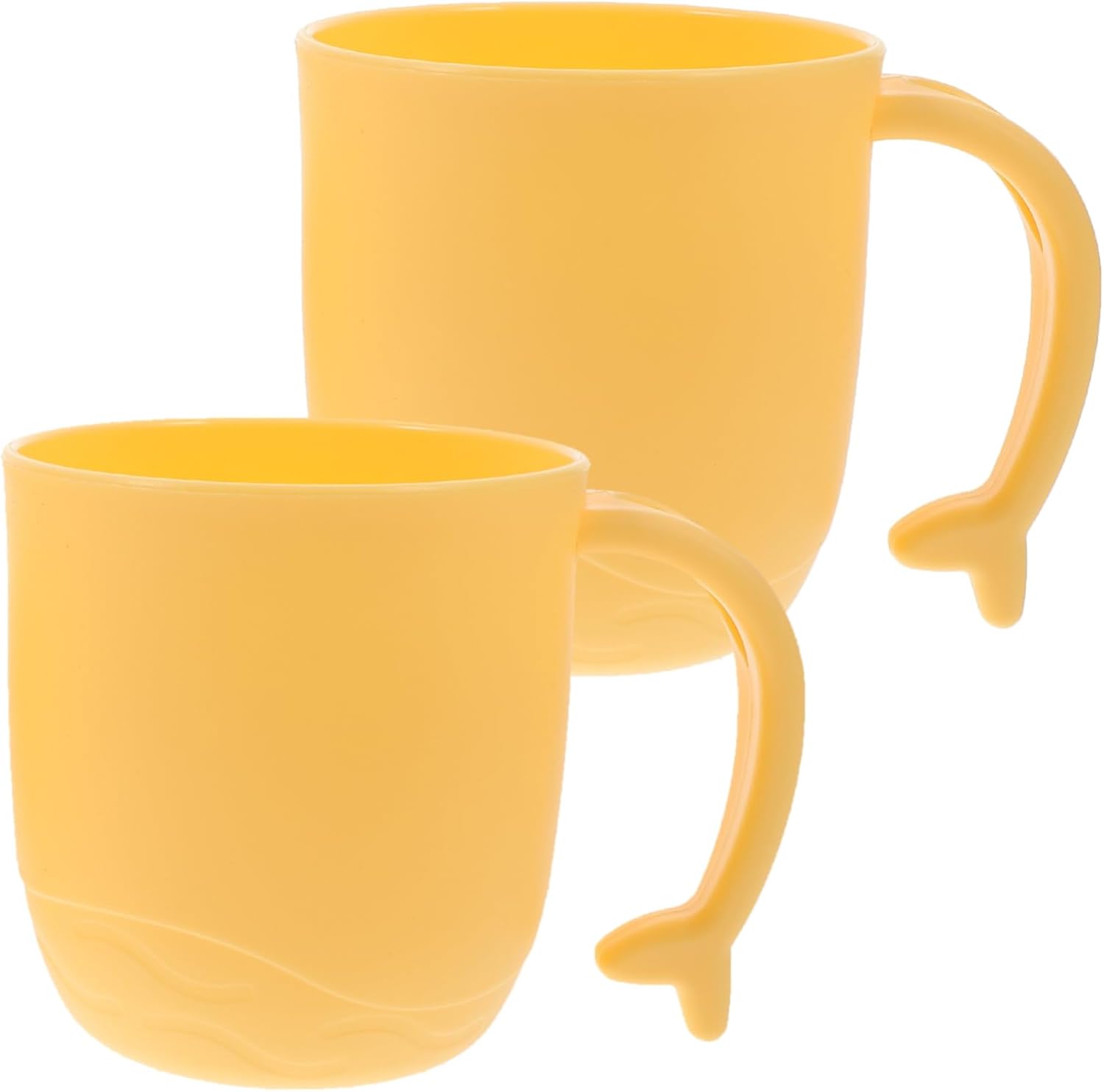 2pcs Dolphin Tail Toothbrush Mugs for Bathroom Storage