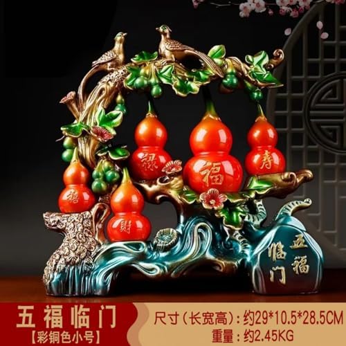 Chinese Feng Shui Resin Wealth Statue - 70cm