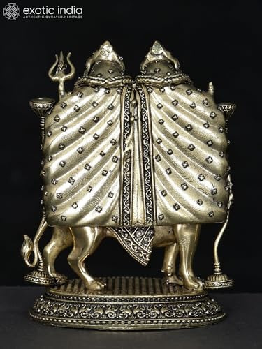 Small Superfine Maa Chamunda Devi Brass Statue for Puja