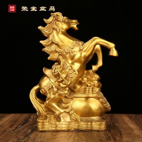 Usoway Pure Bronze Wealth God Ornament Decor