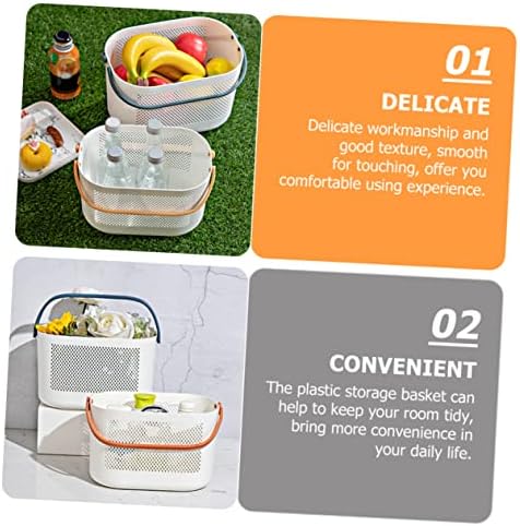 UTHCLO Portable Toilet Storage Organizer Basket