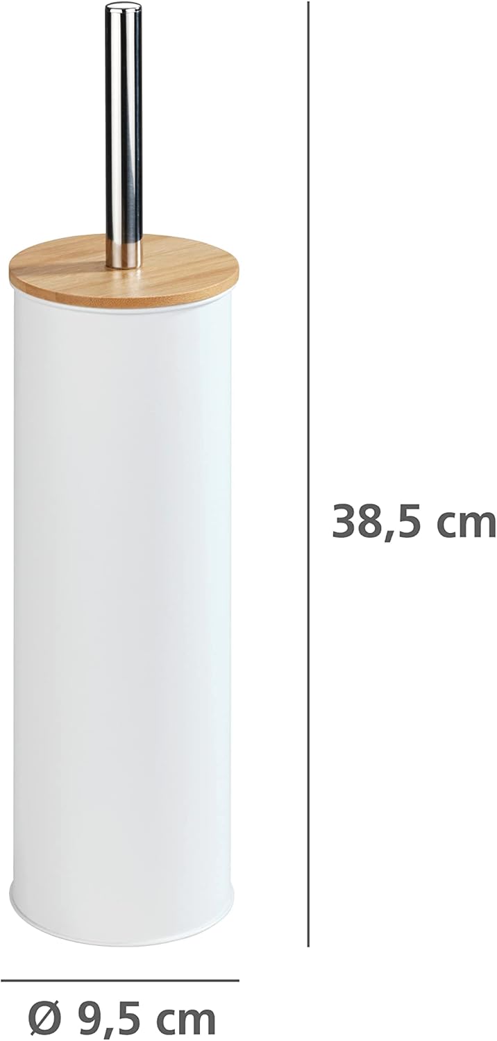 Wenko Tortona Toilet Brush Holder White 95 x 385 cm