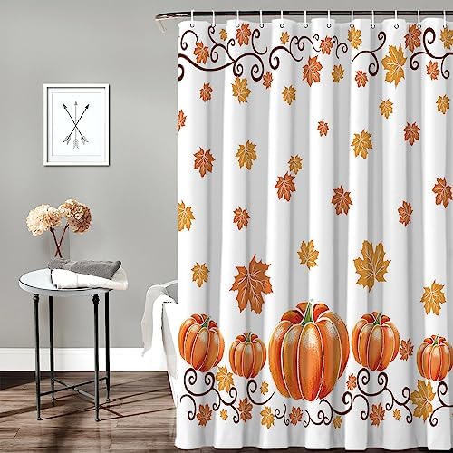 Vandarllin Fall Halloween Thanksgiving Shower Curtain Set