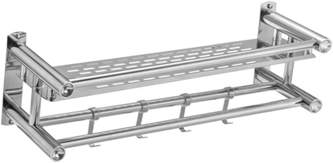 Cabilock Stainless Steel Storage Rack Over Toilet No Drilling 1