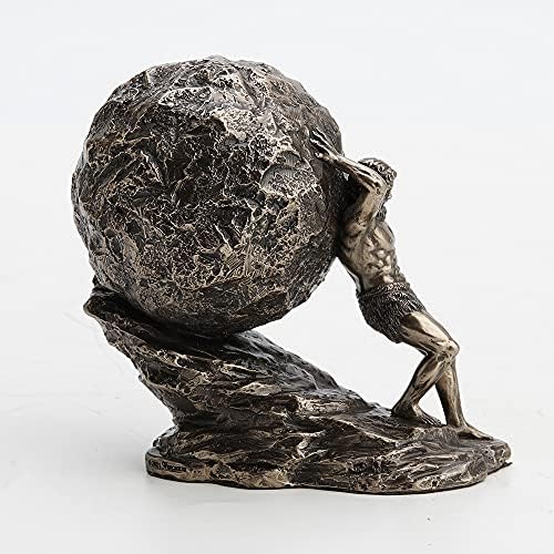 Veronese Design 4 38 Inch Sisyphus Rolling Boulder Figurine