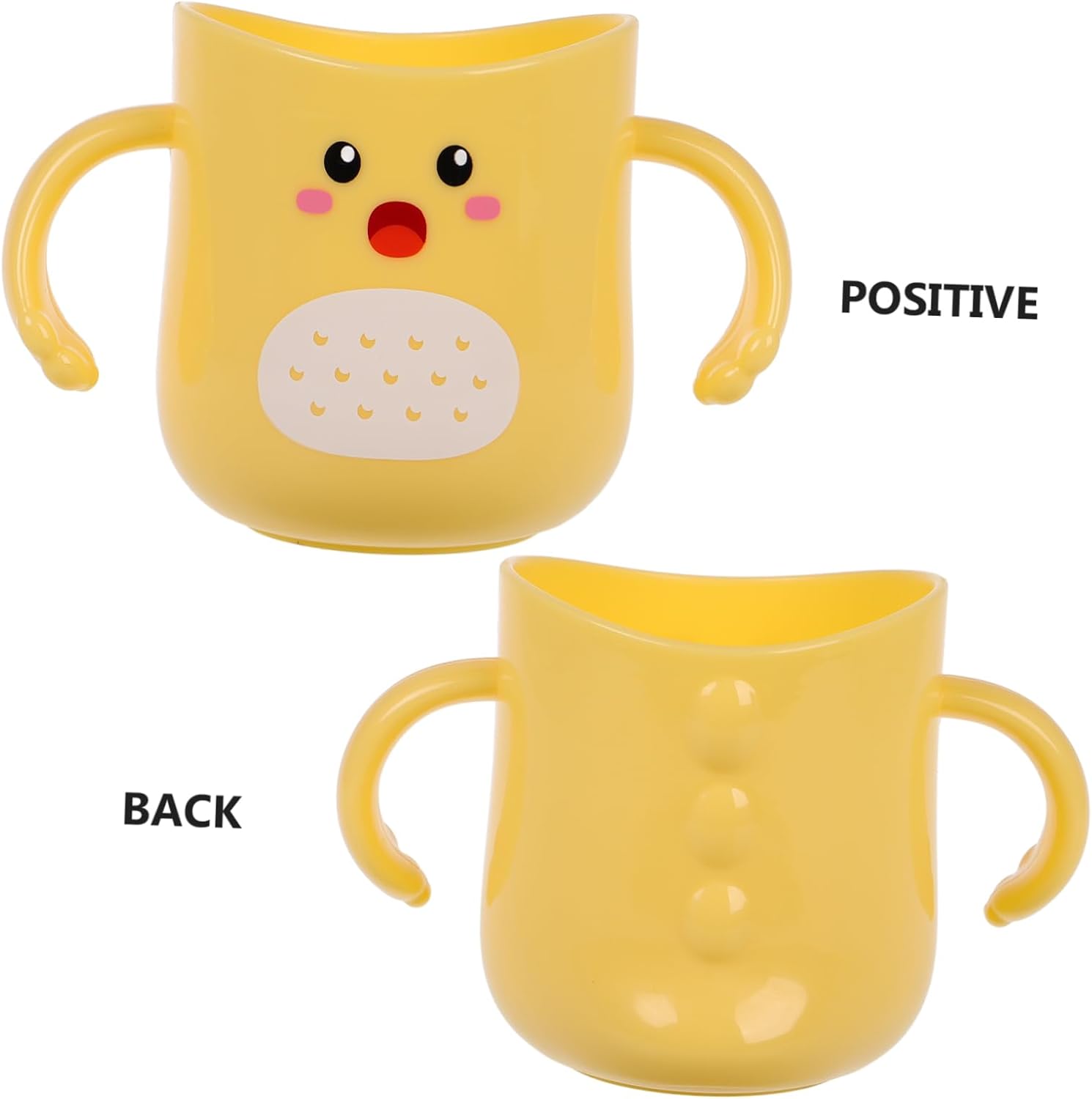 Hoement Durable Cartoon Toothbrush Holder Mug 1