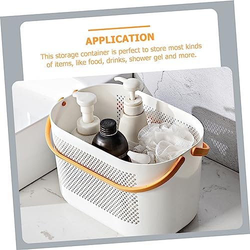 Cabilock Portable Shower Basket with Handles for Home and Travel