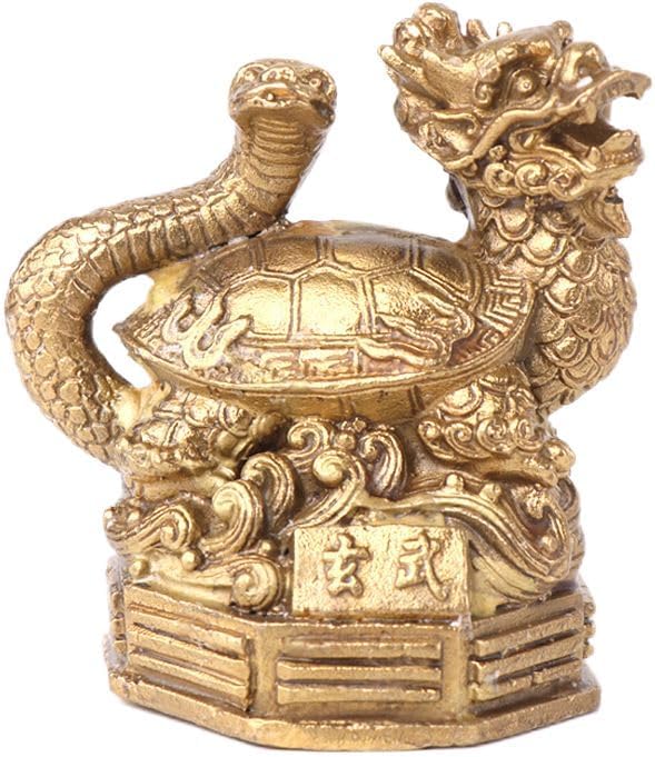 Usoway Four Directional Bronze Chinese Mythical Beasts Ornament Set