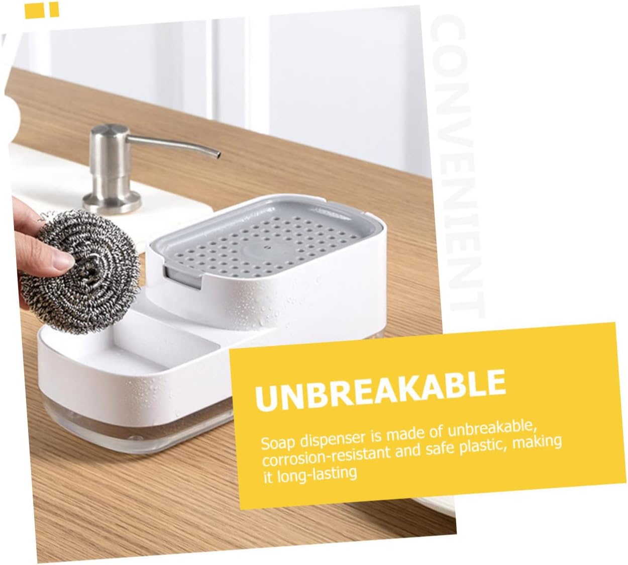 RORPOIR Unbreakable Foam Soap Dispenser