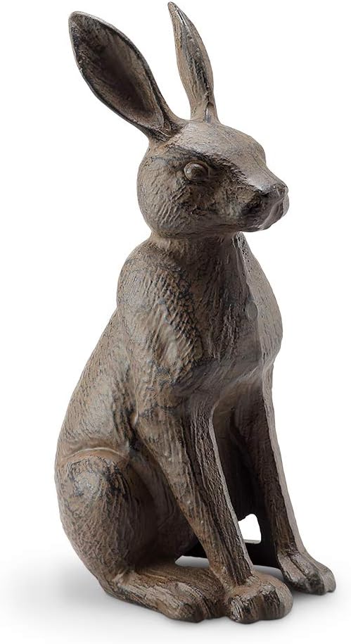 SPI Good Listener Cast Iron Rabbit Sculpture