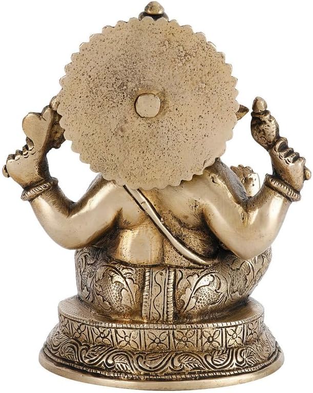 Statuestudio Handmade Ganesha Brass Statue