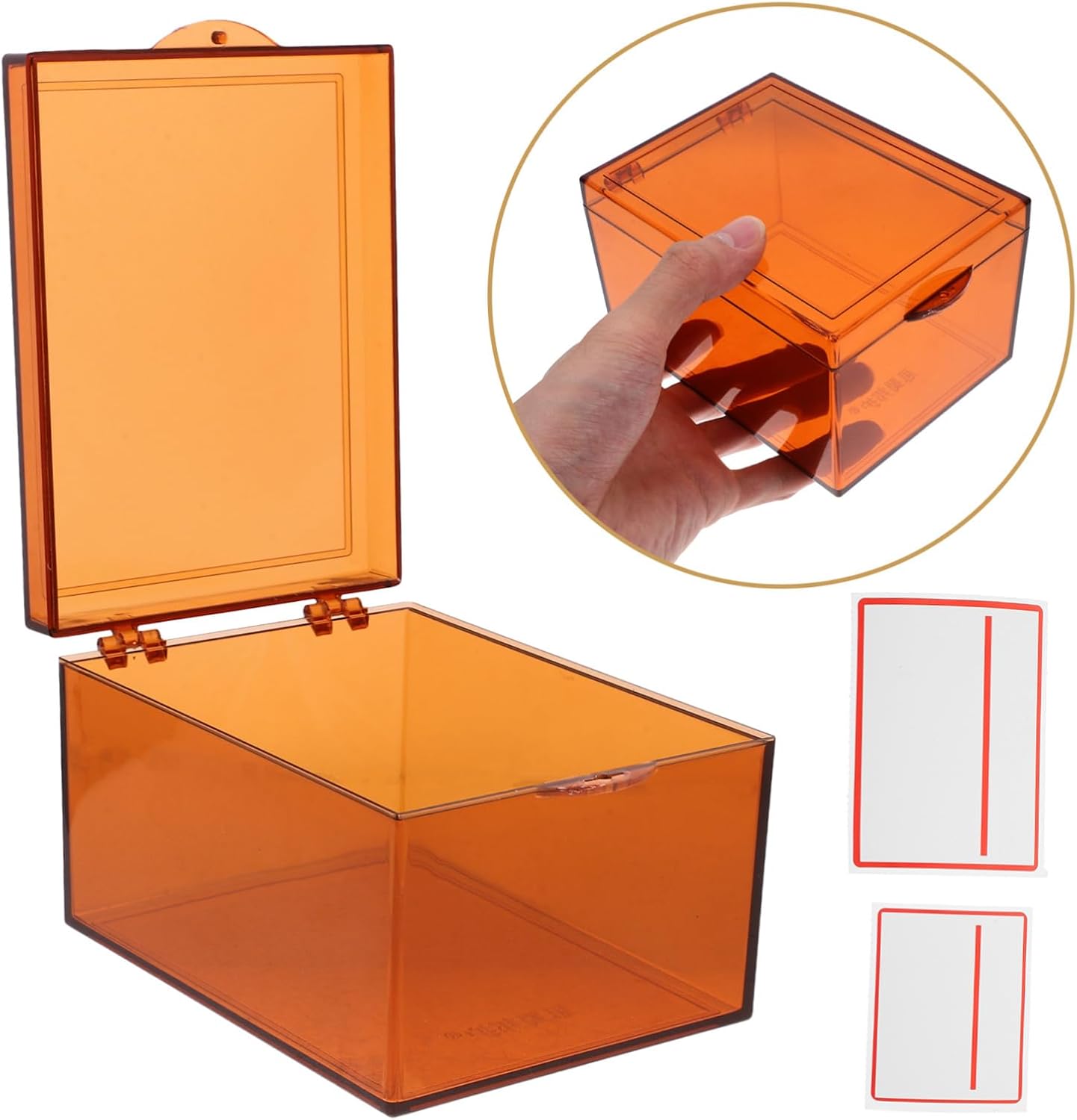 Ciieeo Lightproof Medicine Storage Container with Clear Lid