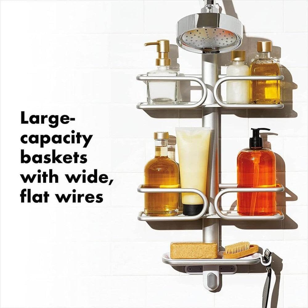 OXO Good Grips 3 Tier Shower Caddy with Razor Holder