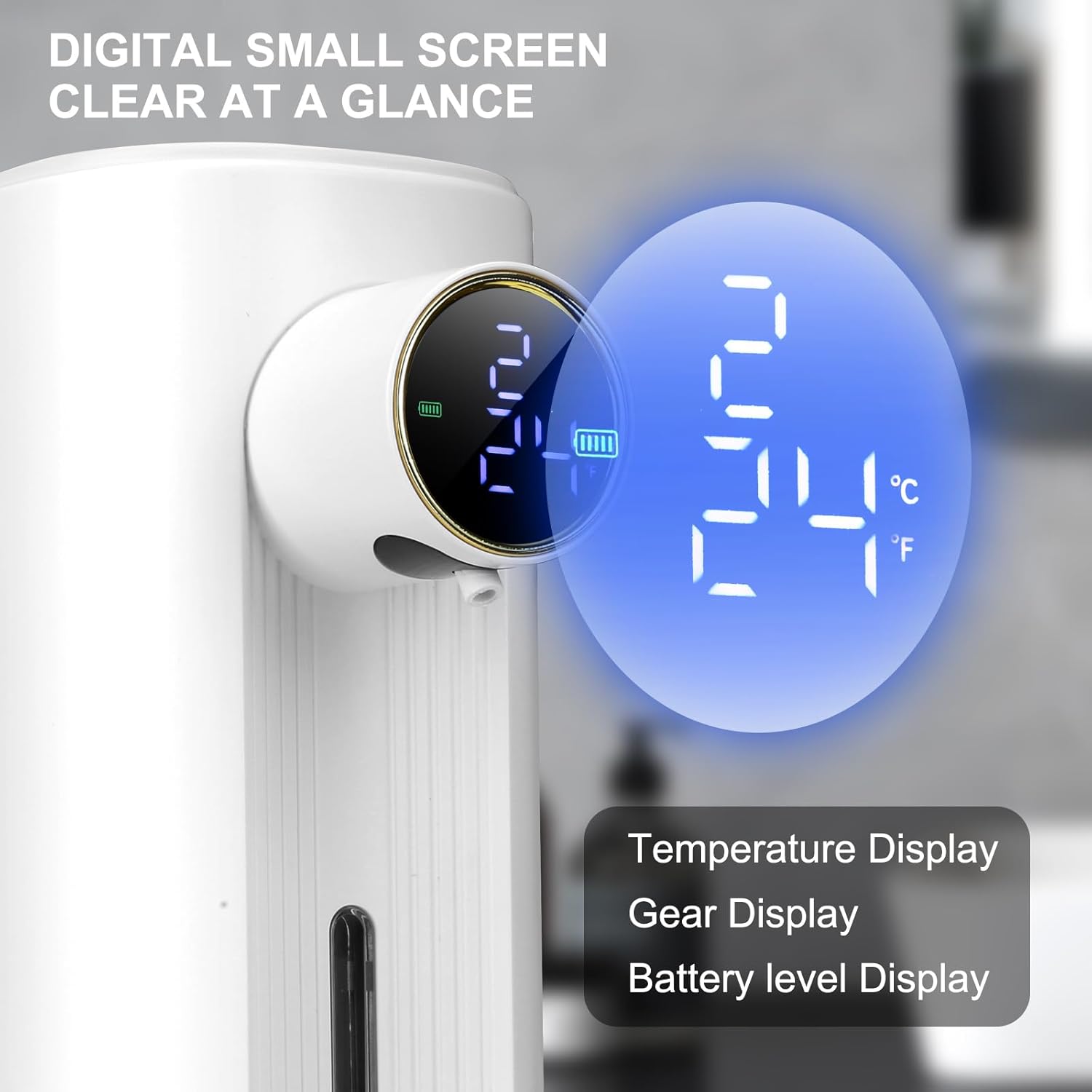 Blancel Smart Touchless Soap Dispenser with LCD Display