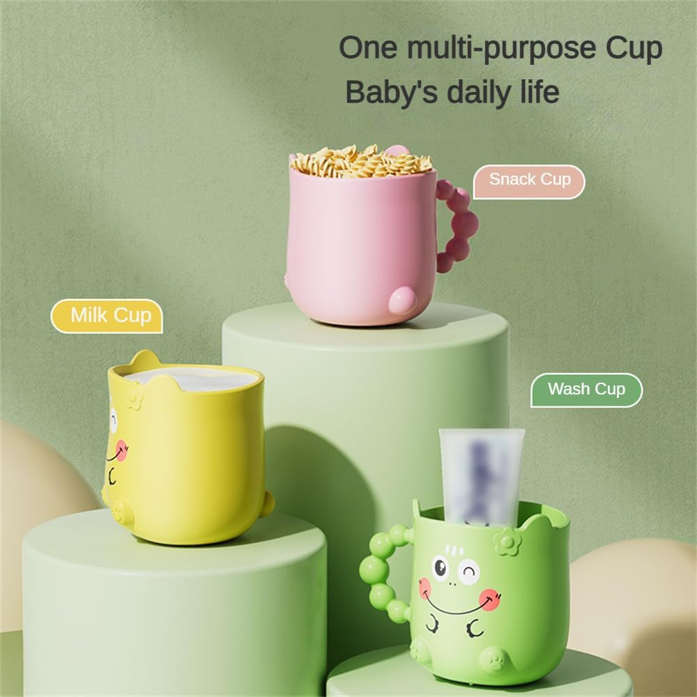 Kids Cartoon Mouthwash Cup with Thick Handle