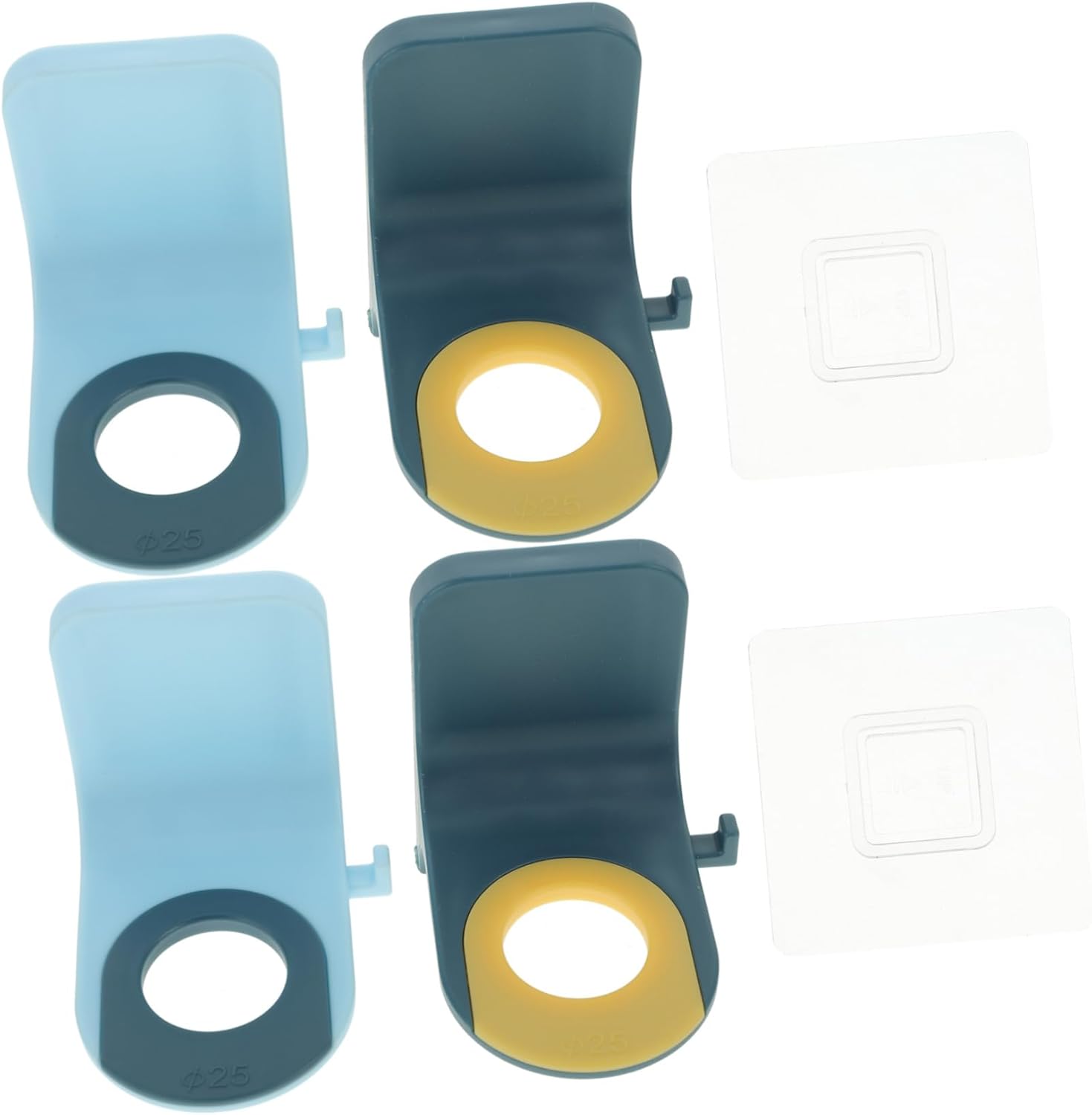 ULTECHNOVO 4Pcs Wall-Mounted Shampoo Holder Organizer