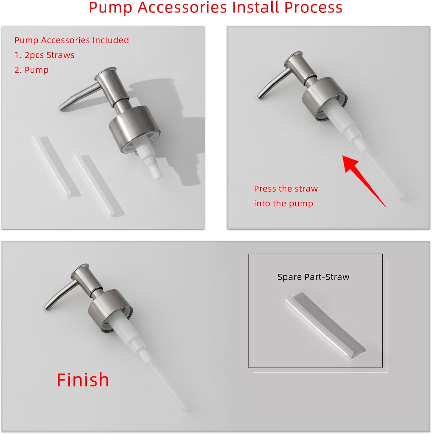 Haocoott 5PCS Modern Bathroom Accessories Set