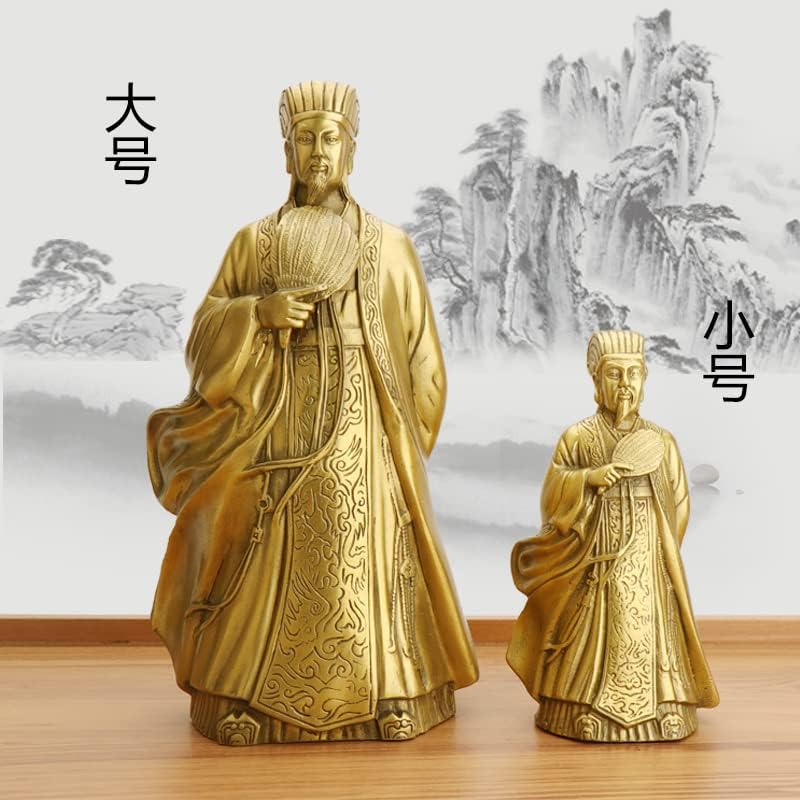 Usoway Copper Qianming Statue Home Decor