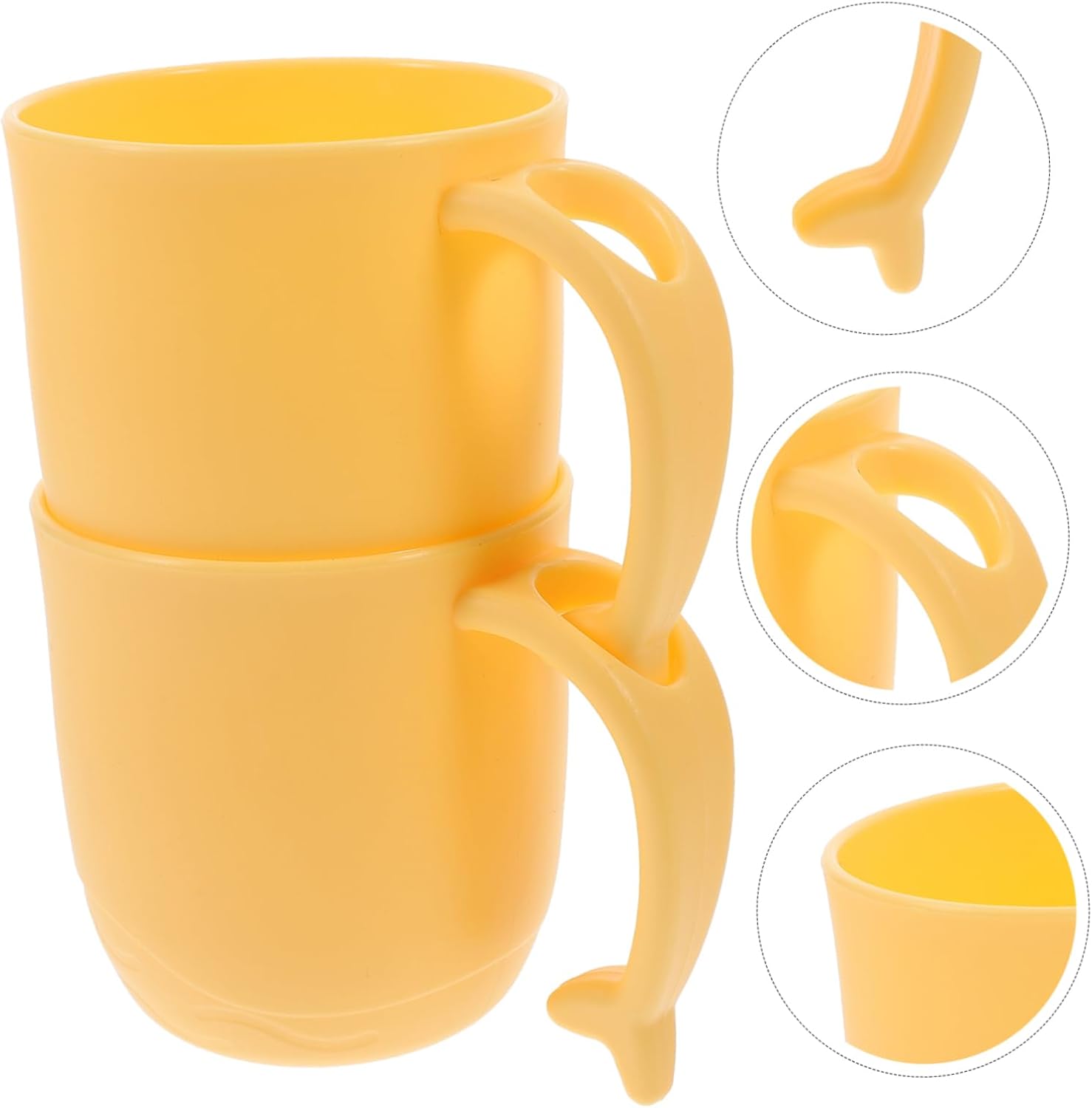PRETYZOOM Unbreakable Brushing Cups Set for Kids