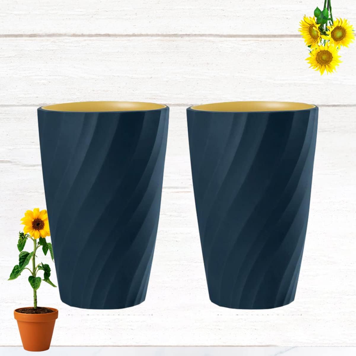 Cabilock 4pcs Travel Gargle Toothbrush Cup Tumbler