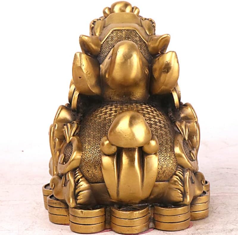 Usoway Brass Qilin Statue - Collectible Decor Accents