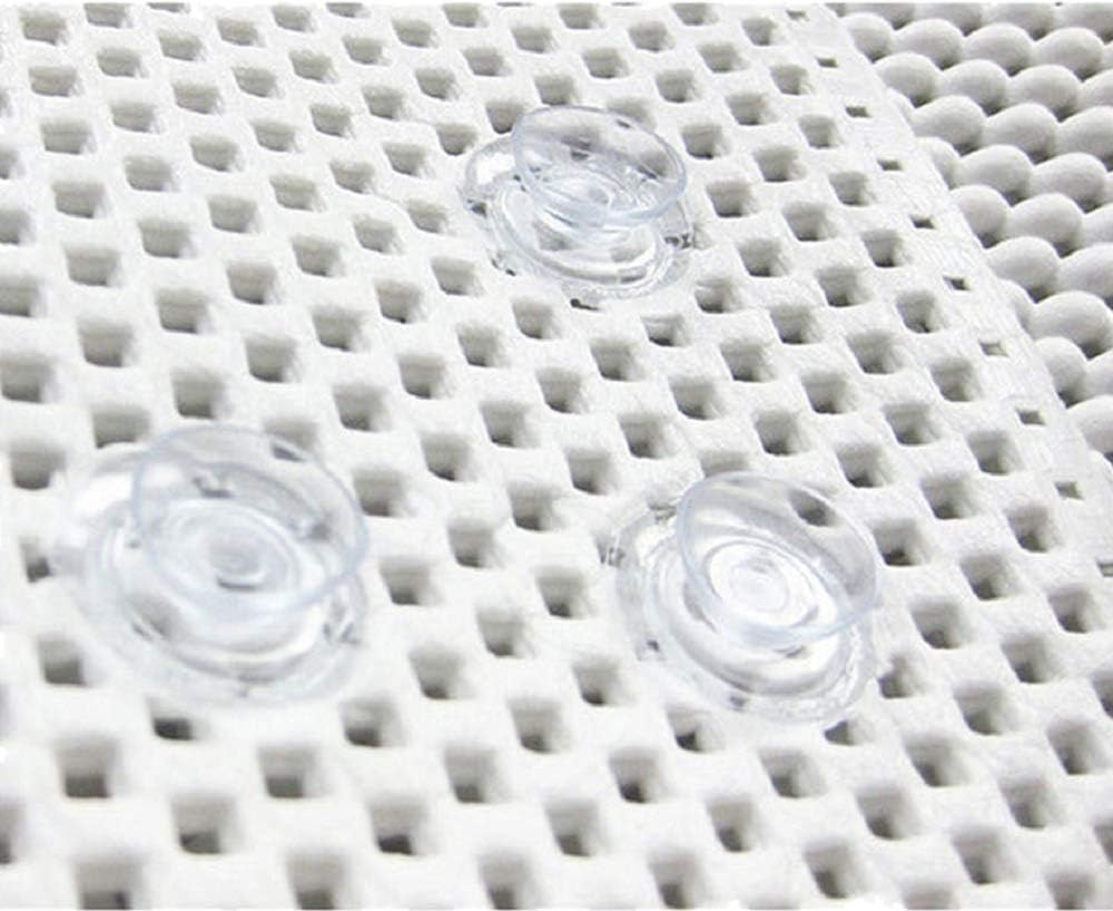 Deluxe Non Slip Bathtub Mat with Suction Cups - Pink