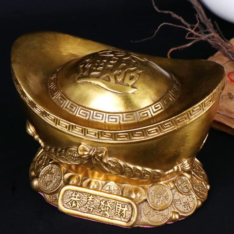 Usoway Copper Gold Fenghuo Figurine - 15cm Decorative Coin