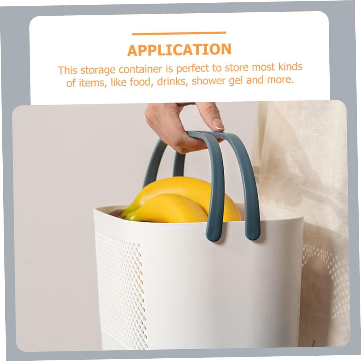 UTHCLO Portable Toilet Storage Organizer Basket
