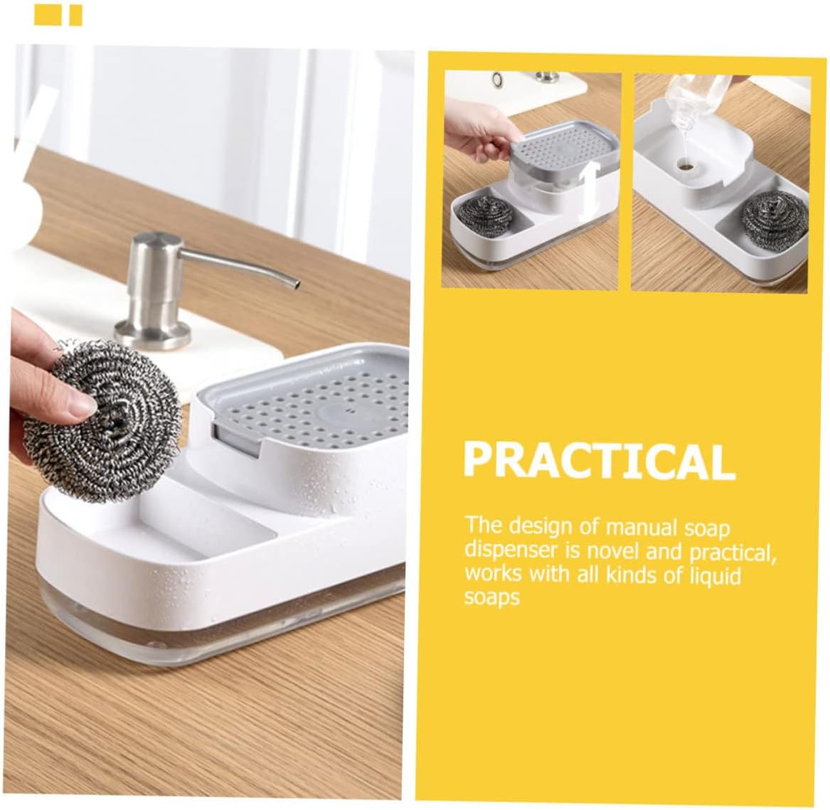 RORPOIR Unbreakable Foam Soap Dispenser