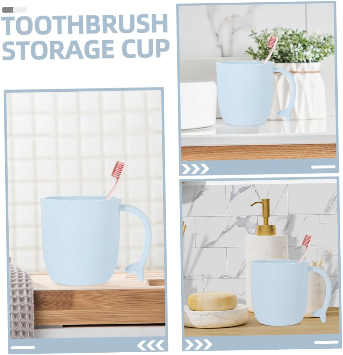 2pcs Cartoon Toothbrush and Mouthwash Cups for Kids