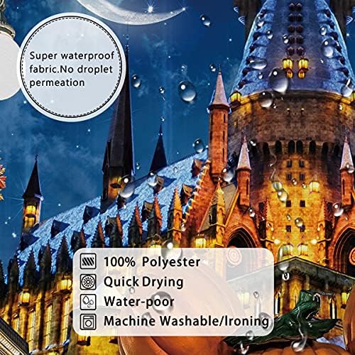 DePhoto Halloween Shower Curtain 72x72inch