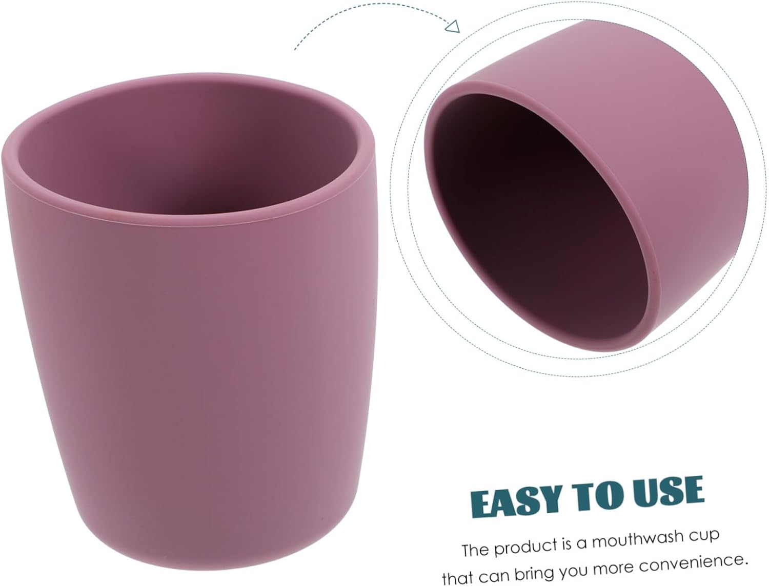 Luxshiny Spill-Proof Silicone Toddler Cup with Handle