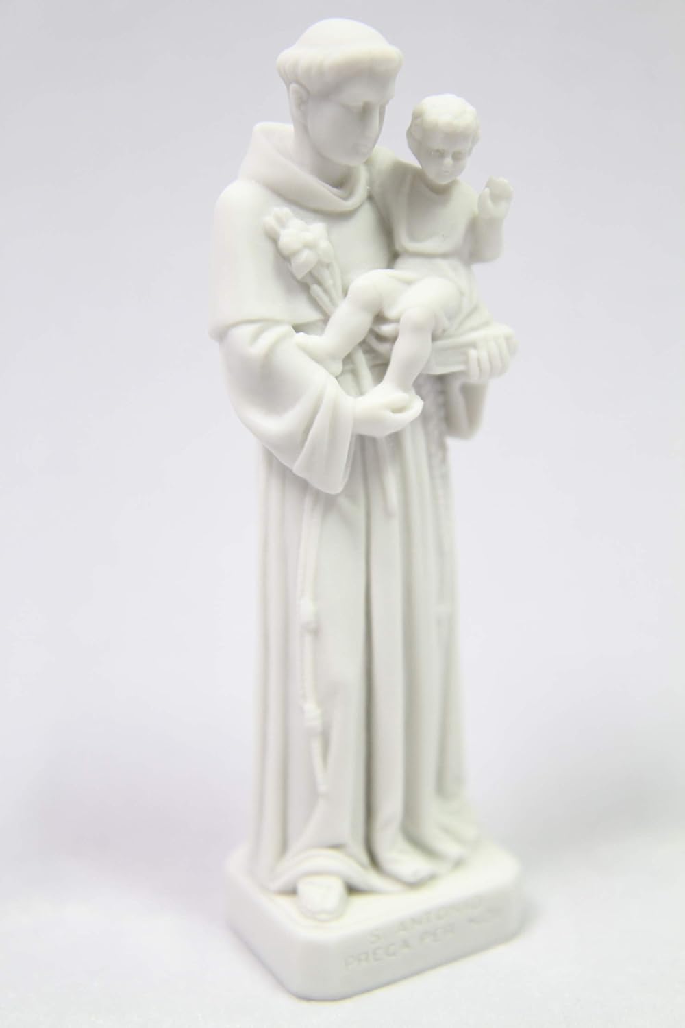 Saint Anthony De Padua 6 White Statue Vittoria Collection