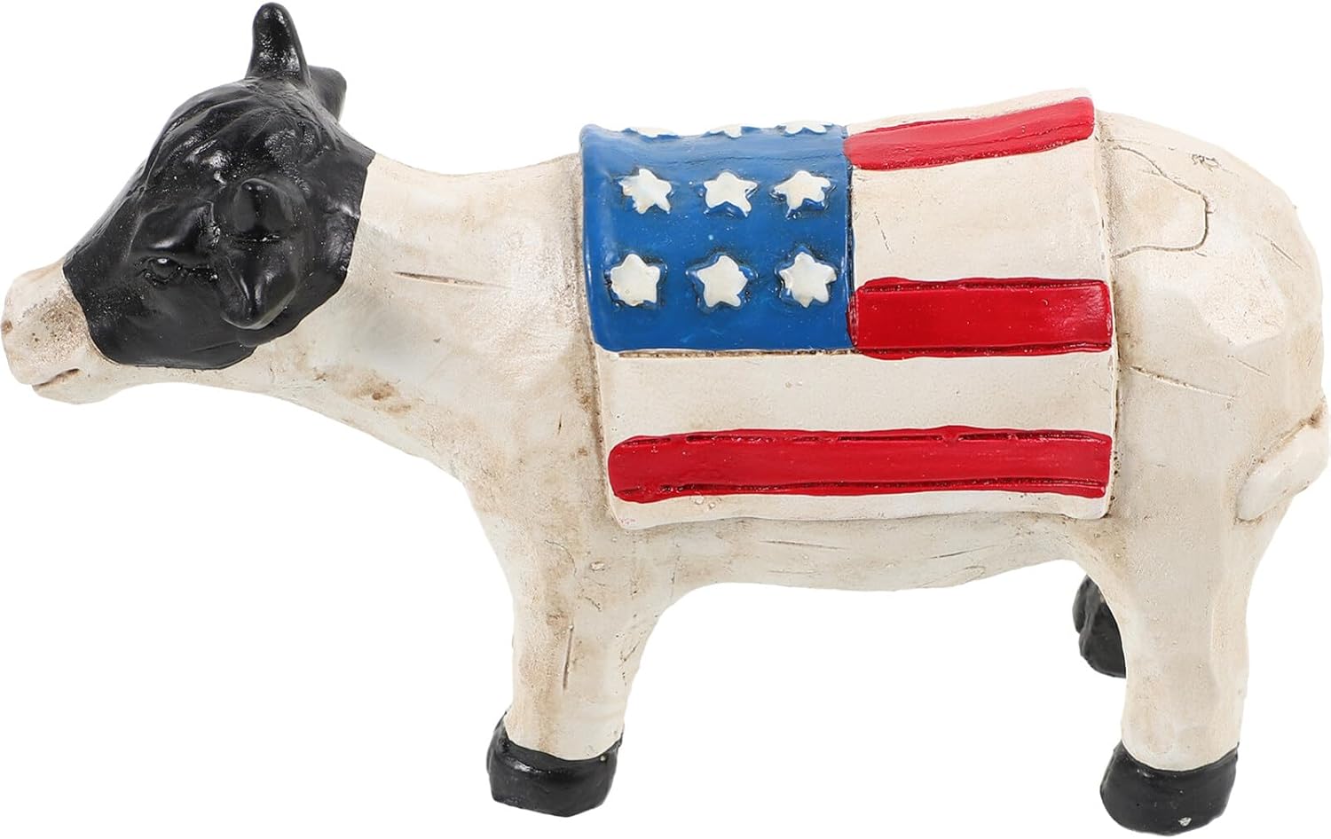 Garneck Patriotic Cow Statue 4th of July Decor